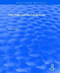 Produktbild: Smith, A: John Petts and the Caseg Press