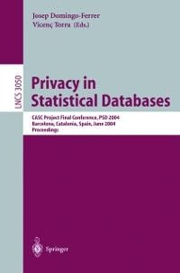 Produktbild: Privacy in Statistical Databases