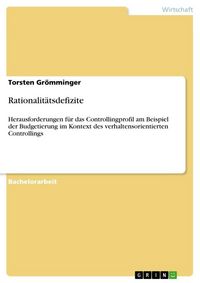 Produktbild: Rationalit&auml;tsdefizite