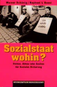 Produktbild: Sozialstaat wohin?