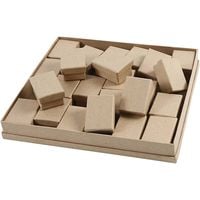 Produktbild: Creativ Company Schachteln, H 3,5 cm, Gr&ouml;&szlig;e 5x7 cm, 24 Stk