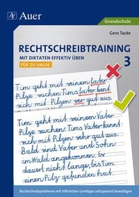 Produktbild: Rechtschreibtraining: Mit Diktaten effektiv &uuml;ben 3