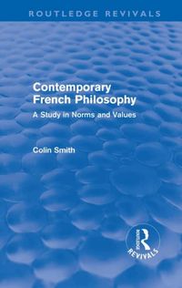 Produktbild: Smith, C: Contemporary French Philosophy