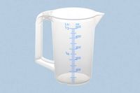 Produktbild: H&uuml;nersdorff 935000 Messbecher 500 ml Polypropolene (PP)