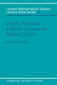 Produktbild: P-adic Analysis