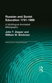 Produktbild: Russian and Soviet Education 1731-1989