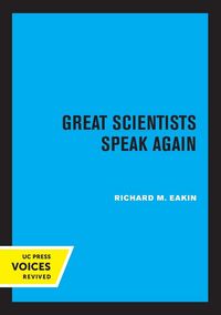 Produktbild: Great Scientists Speak Again