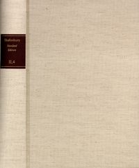 Produktbild: Shaftesbury (Anthony Ashley Cooper): Standard Edition / II. Moral and Political Philosophy. Band 4: Select Sermons of Dr. Whichcote u.a.