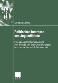 Produktbild: Politisches Interesse von Jugendlichen
