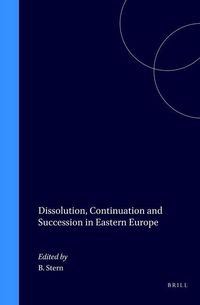 Produktbild: Dissolution, Continuation, and Succession in Eastern Europe