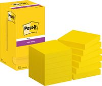 Produktbild: Post-it&reg; Super Sticky Haftnotizen Spenderbox ultragelb, 76 x 76 mm 12 St&uuml;ck