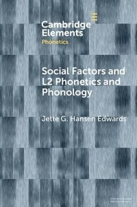 Produktbild: Social Factors and L2 Phonetics and Phonology