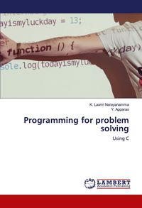 Produktbild: Programming for problem solving