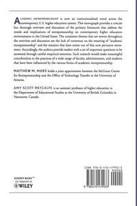 Produktbild: Mars, M: Entrepreneurial Domains of American Higher Educatio