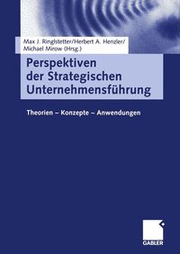 Produktbild: Perspektiven der Strategischen Unternehmensf&uuml;hrung