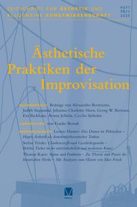 Produktbild: &Auml;sthetische Praktiken der Improvisation