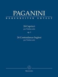 Produktbild: 24 Capricci op. 1 per Violino Solo / 24 Contradanze inglesi per Violino Solo