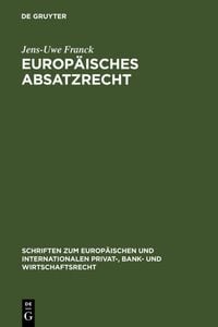 Produktbild: Europ&auml;isches Absatzrecht