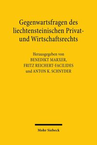Produktbild: Gegenwartsfragen des liechtensteinischen Privat- und Wirtschaftsrechts