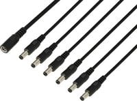 Produktbild: TRU COMPONENTS TC-13232720 DC-Steckverbinder Buchse - Stecker 5.5mm 2.1mm 41.2cm 1St.