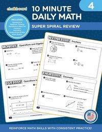 Produktbild: 10 Minute Daily Math Grade 4