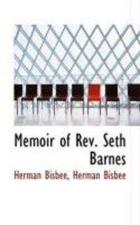 Produktbild: Memoir of REV. Seth Barnes