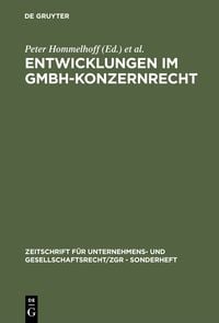 Produktbild: Entwicklungen im GmbH-Konzernrecht