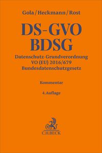 Produktbild: Datenschutz-Grundverordnung VO (EU) 2016/679, Bundesdatenschutzgesetz. DS-GVO / BDSG
