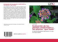 Produktbild: Evaluaci&oacute;n de las plantas medicinales y las plantas "que fuma"