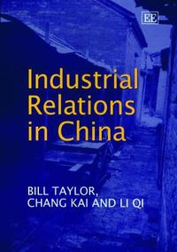 Produktbild: Taylor, B:  Industrial Relations in China
