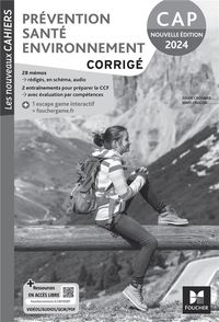 Produktbild: Les Nouveaux Cahiers - PR&Eacute;VENTION SANT&Eacute; ENVIRONNEMENT (PSE) - CAP - Ed. 2024 - Corrig&eacute;