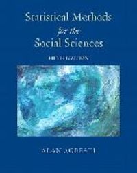 Produktbild: Agresti, A: Statistical Methods for the Social Sciences