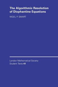 Produktbild: The Algorithmic Resolution of Diophantine Equations