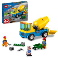 LEGO City Starke Fahrzeuge 60325 Betonmischer, Spielzeug ab 4 Jahren