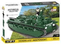 Bild vom Artikel COBI Historical Collection 2990 - Vickers A1E1 Independent Panzer + 1 Figur vom Autor 