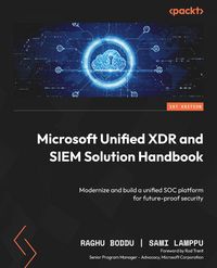 Produktbild: Microsoft Unified XDR and SIEM Solution Handbook