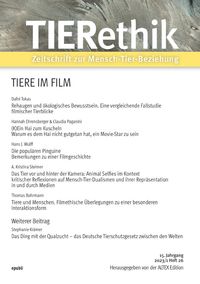 Produktbild: TIERethik (15. Jahrgang 2023/1)