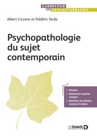 Produktbild: Psychopathologie du sujet contempo