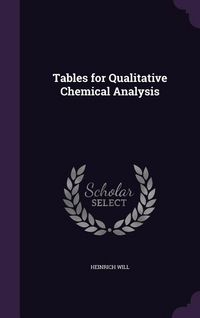 Produktbild: Tables for Qualitative Chemical Analysis