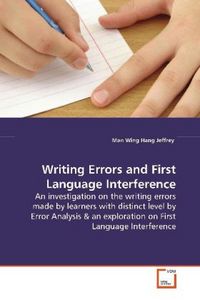 Produktbild: Wing Hang Jeffrey, M: Writing Errors and First Language Inte