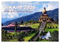 Produktbild: Sikkim &ndash; Buddhistisches Kleinod im Himalaya (Tischkalender 2026 DIN A5 quer), CALVENDO Monatskalender