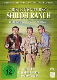 Produktbild: Die Leute von der Shiloh Ranch - Staffel 3 (HD-Remastered) (The Virginian: Extended Edition) (Fernsehjuwelen) [10 DVDs]