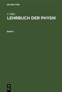 Produktbild: Lehrbuch der Physik. Band 1