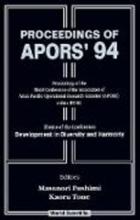 Produktbild: Apors'94: Development in Diversity and Harmony - Proceedings of the Third Conference of the Association of Asian-Pacific Operational Research Societie