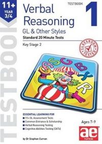 Produktbild: 11+ Verbal Reasoning Year 3/4 GL & Other Styles Testbook 1