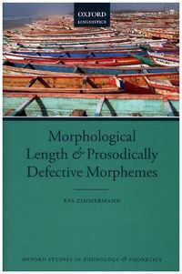 Produktbild: Morphological Length and Prosodically Defective Morphemes