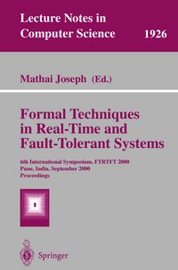 Produktbild: Formal Techniques in Real-Time and Fault-Tolerant Systems
