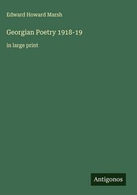 Produktbild: Georgian Poetry 1918-19