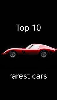Produktbild: Top 10 rarest cars