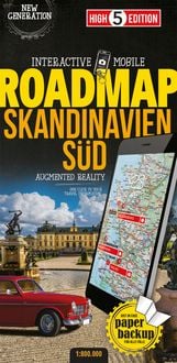 Produktbild: Stra&szlig;enkarte Skandinavien S&uuml;d